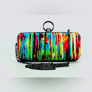 !!!Designer Bag!!! Prabal Gurung Multi Water Color Clutch